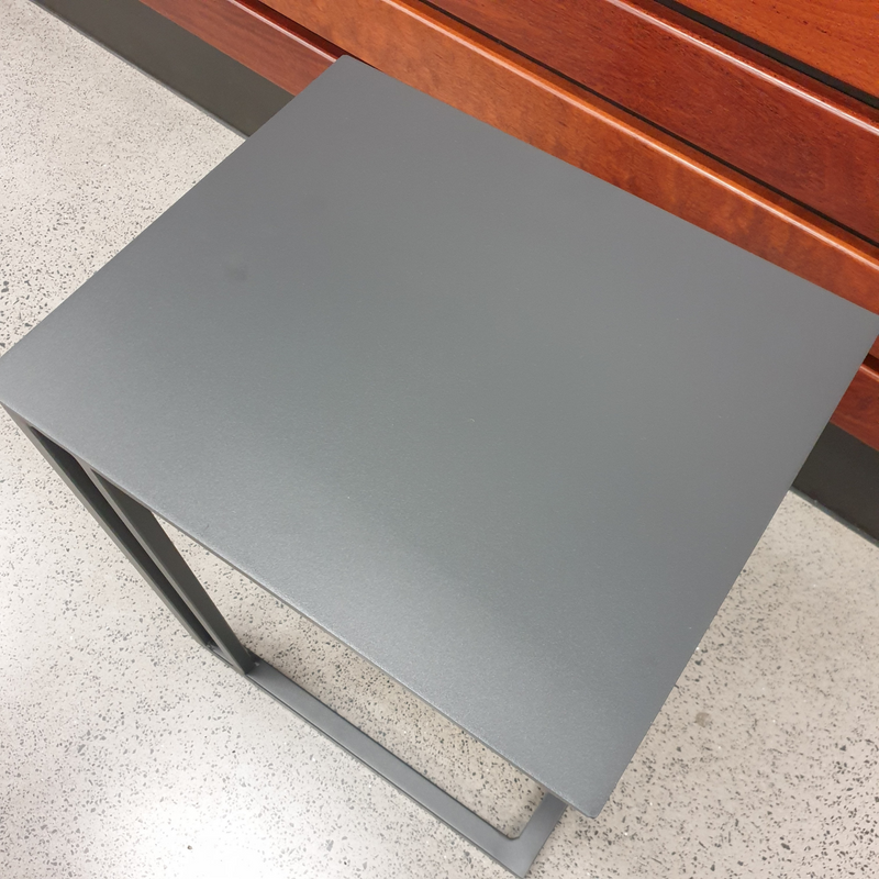 Florida Aluminium Side Table | Over Lounge Table - Charcoal 2