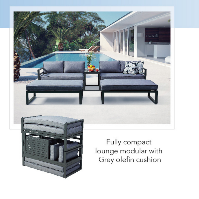 aluminiun modular lounge
