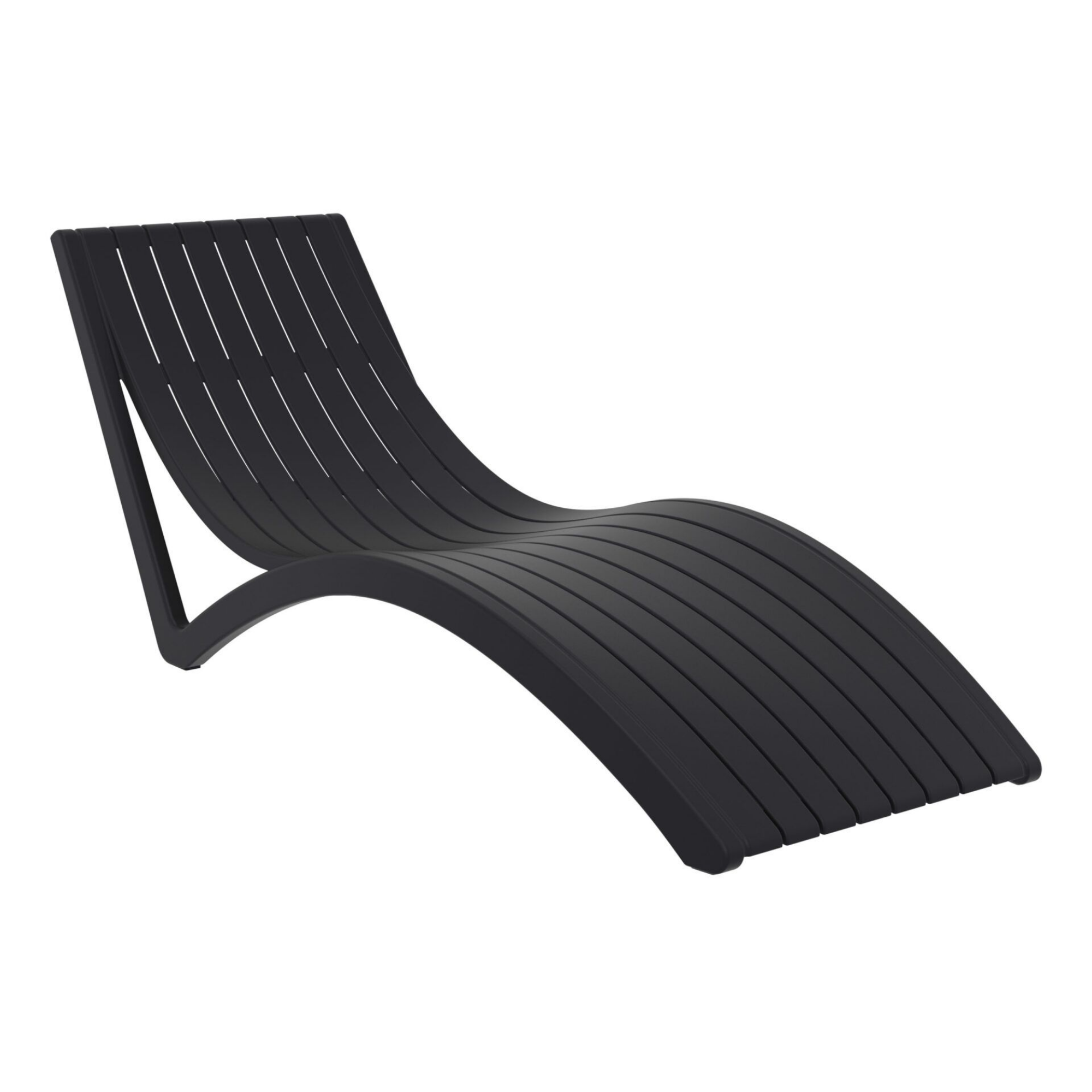 Slim Sunlounge black