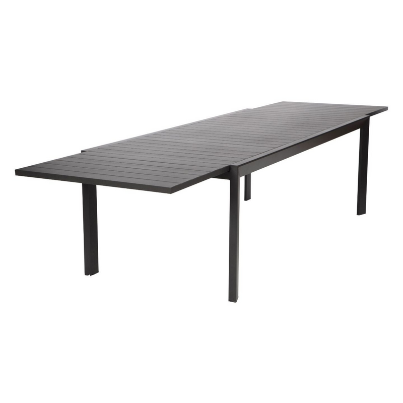 Eclipse Extension Table - gunmetal opened