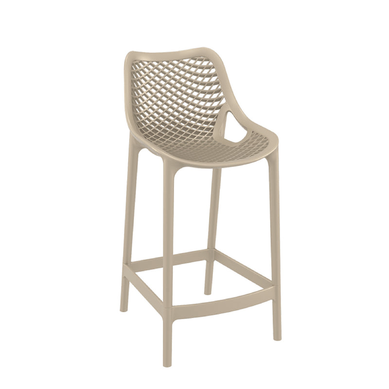 Air Resin Barstool by Siesta - 2 seat heights, 7 colours - outdoor commercial barstool