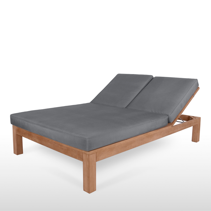 Solomon Double Daybed in Smooth Teak