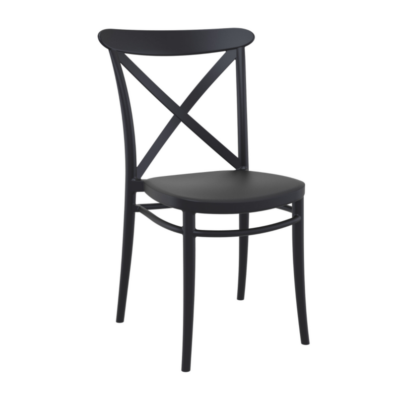 cross chair black