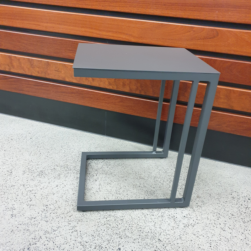 Florida Aluminium Side Table | Over Lounge Table - Charcoal 3
