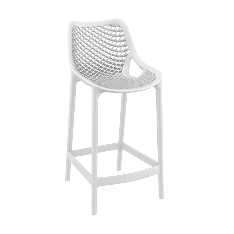 Air Resin Barstool by Siesta - 2 seat heights, 7 colours - outdoor commercial barstool