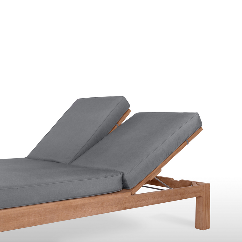 Solomon Double Daybed in Smooth Teak