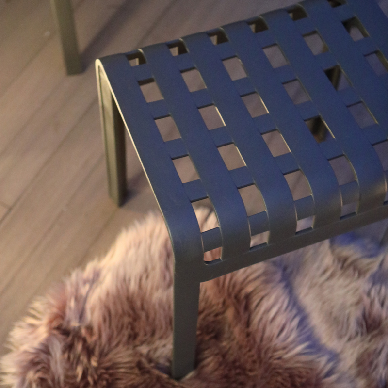 Poggio stool by Nardi - 3 colours - outdoor footstool