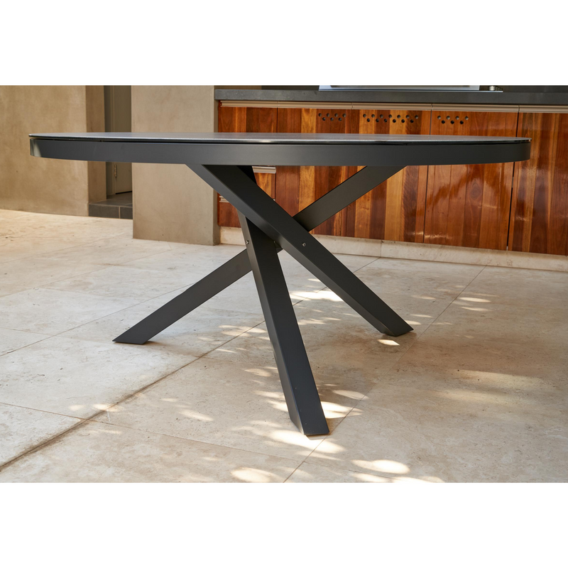 Apollo 150cm Round Dining Table side view
