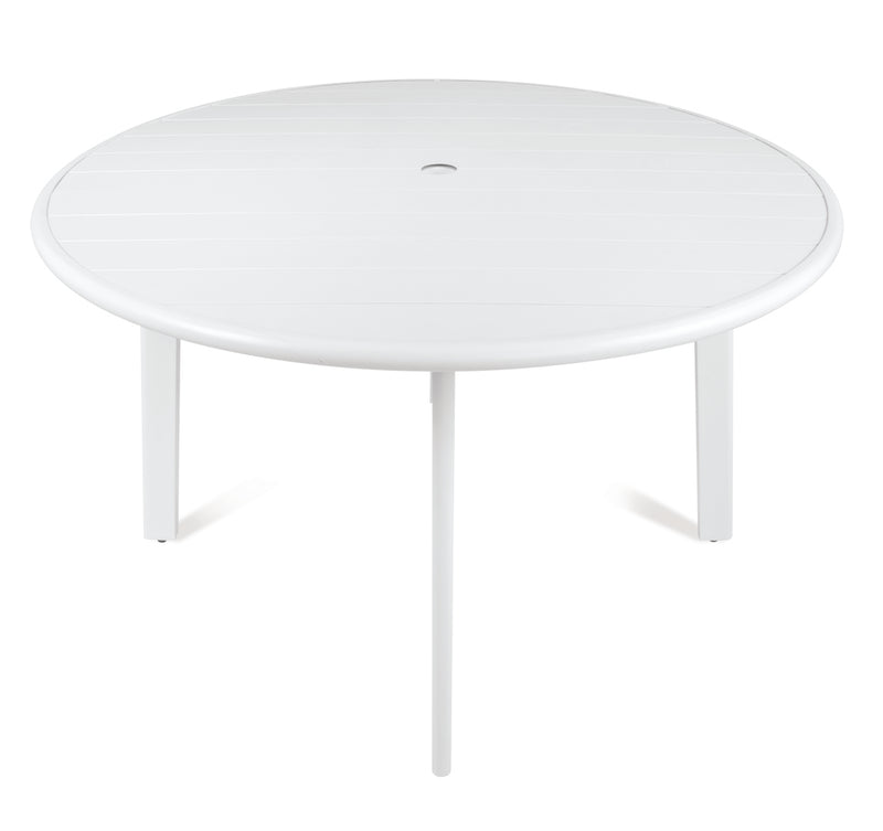 avignon 120cm round table white