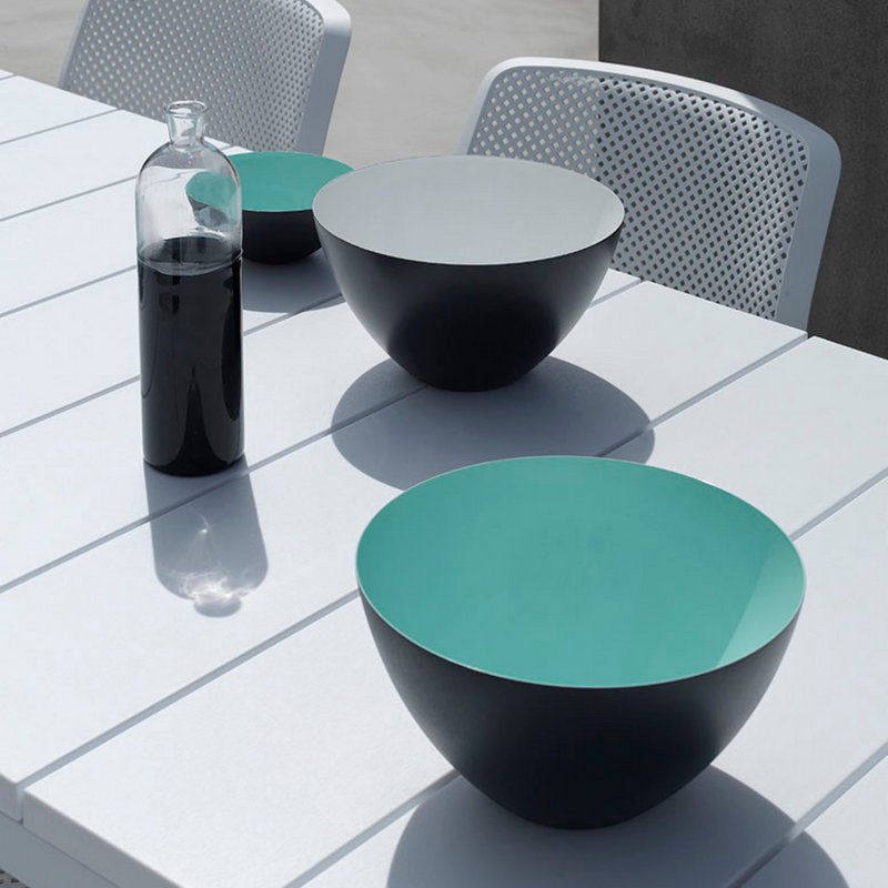 Rio Mix Extension Table and Bora armchair outdoor dining setting by Nardi