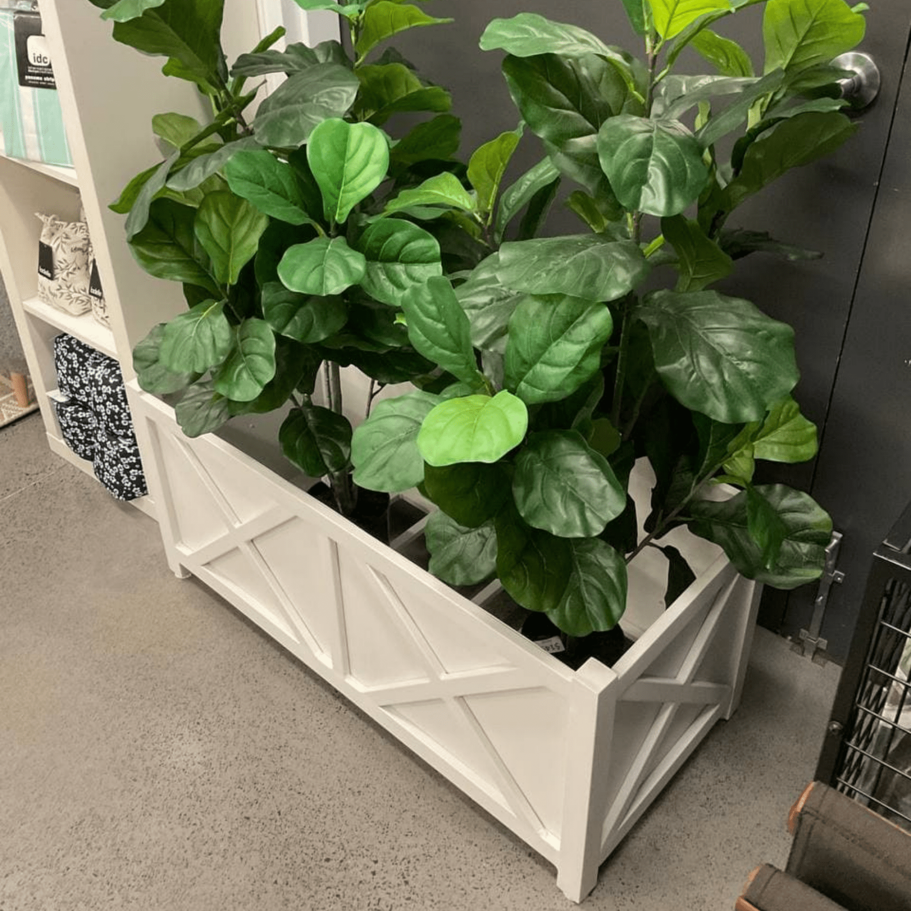 Ava Aluminium Planter Box - 100x45cm - Baroque Style - Lume Outdoor Living