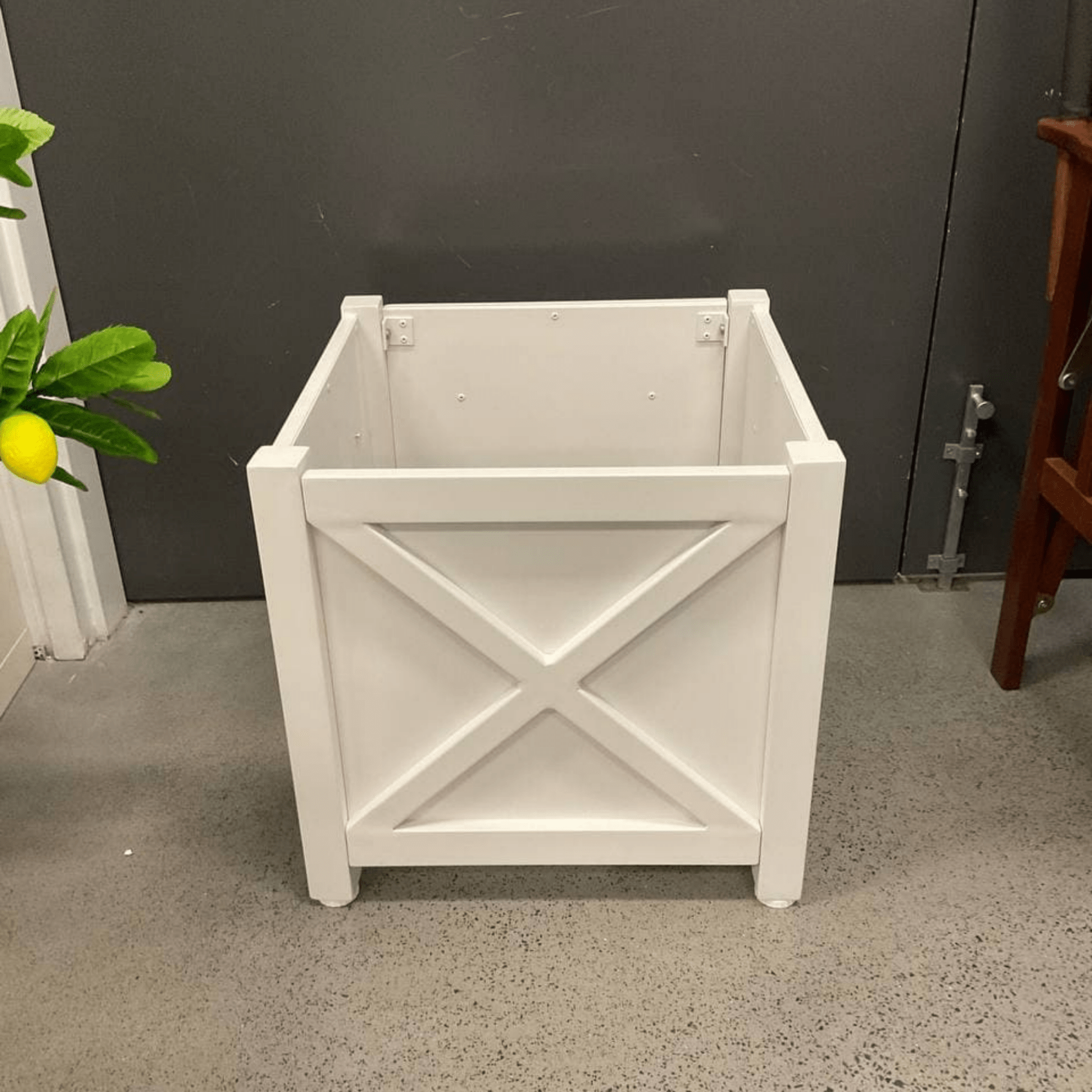 Ava Aluminium Planter Box - 45cm - Baroque Style - Lume Outdoor Living