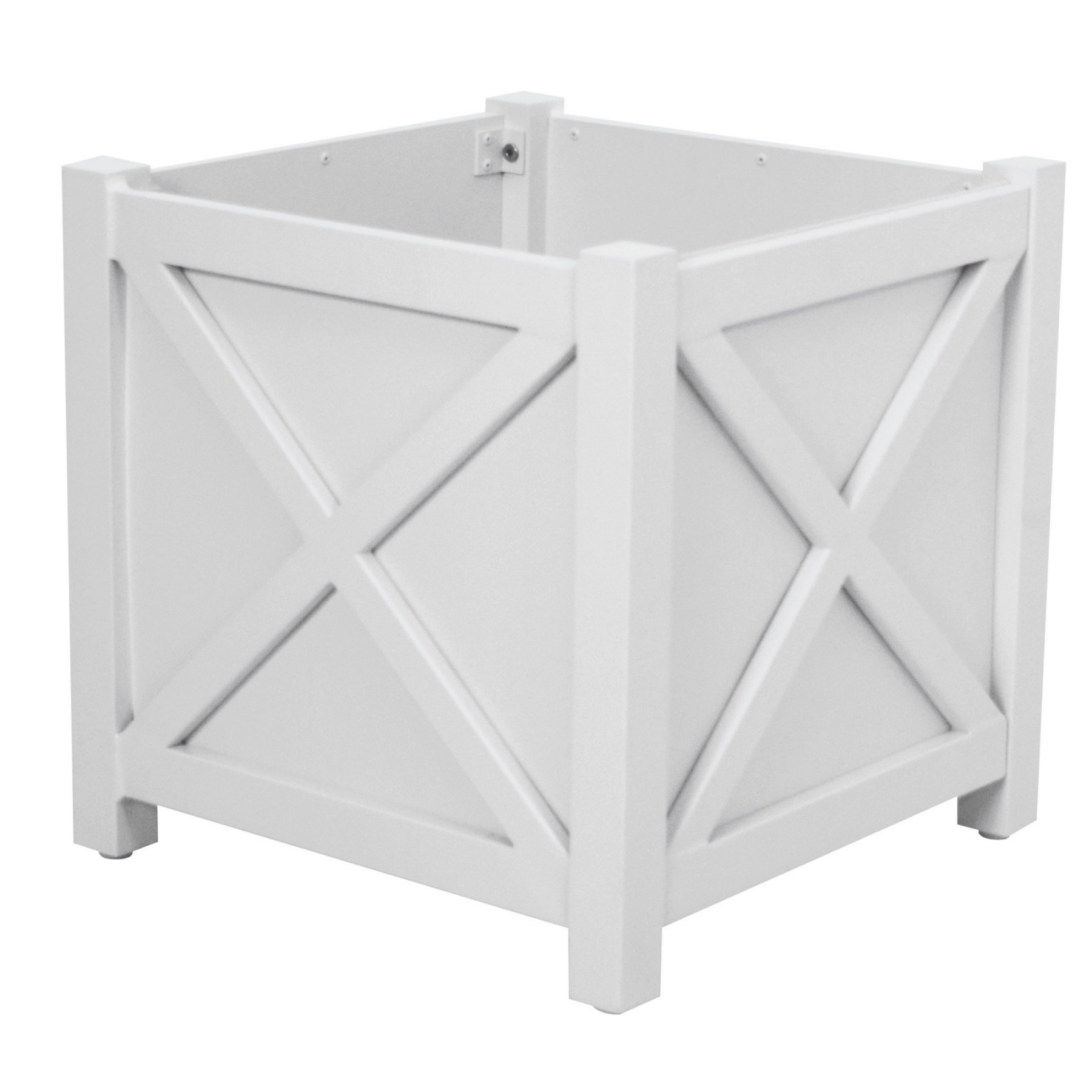 Ava Aluminium Planter Box - 45cm - Baroque Style - Lume Outdoor Living