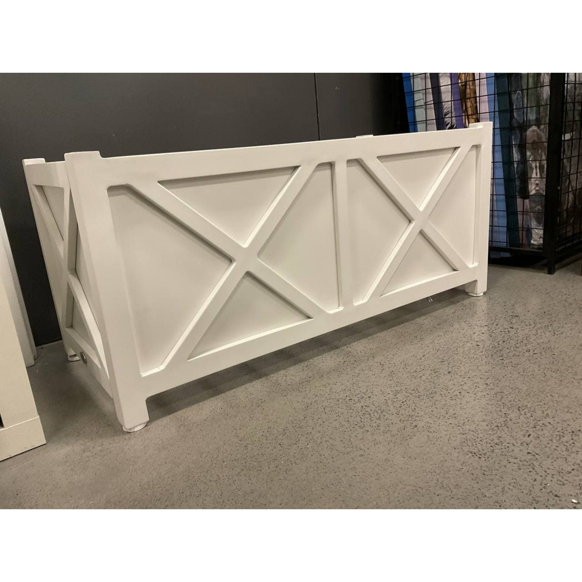 Ava Aluminium Planter Box - 100x45cm - Baroque Style