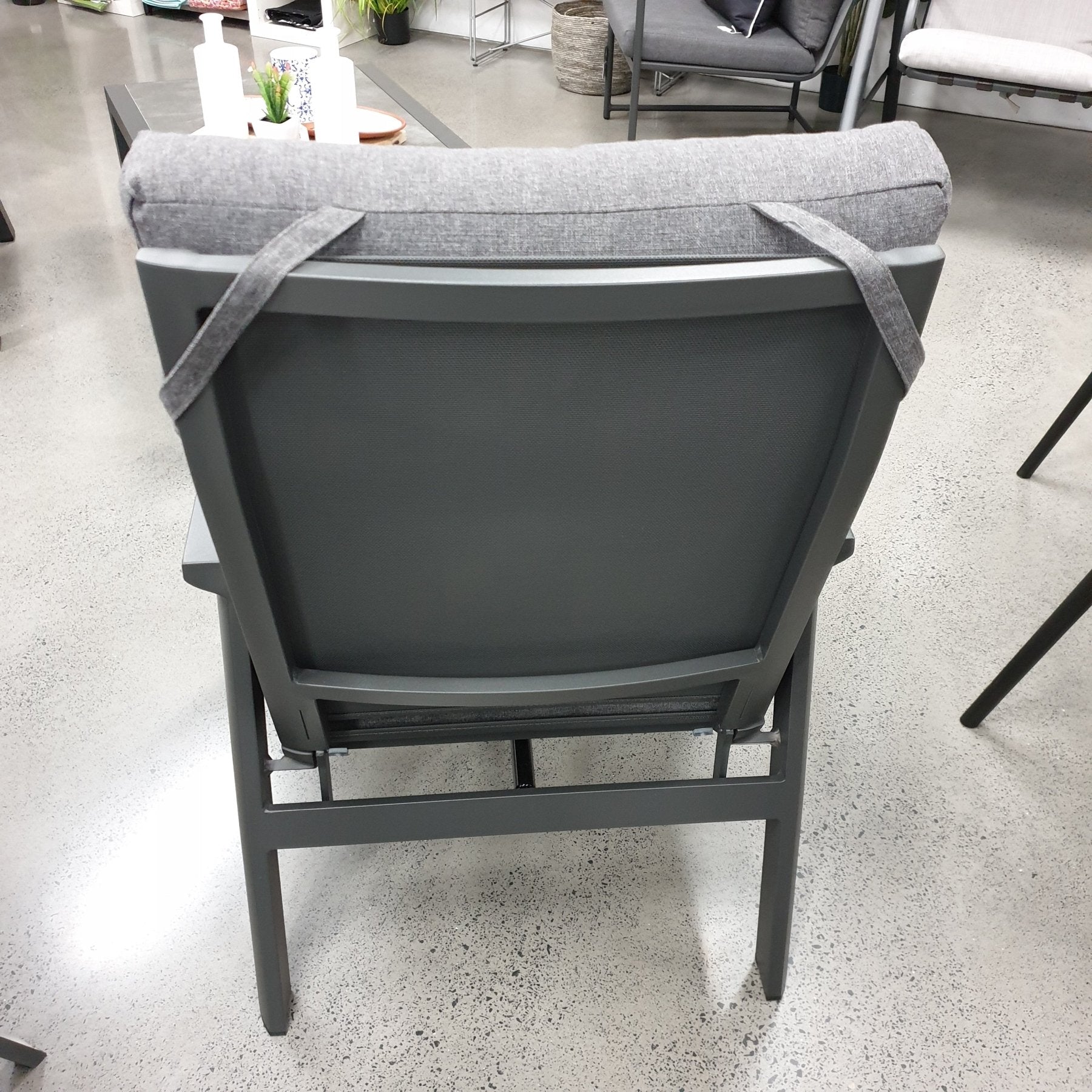 Ballina Outdoor Recliner Chair - charcoal - Lume Outdoor Living