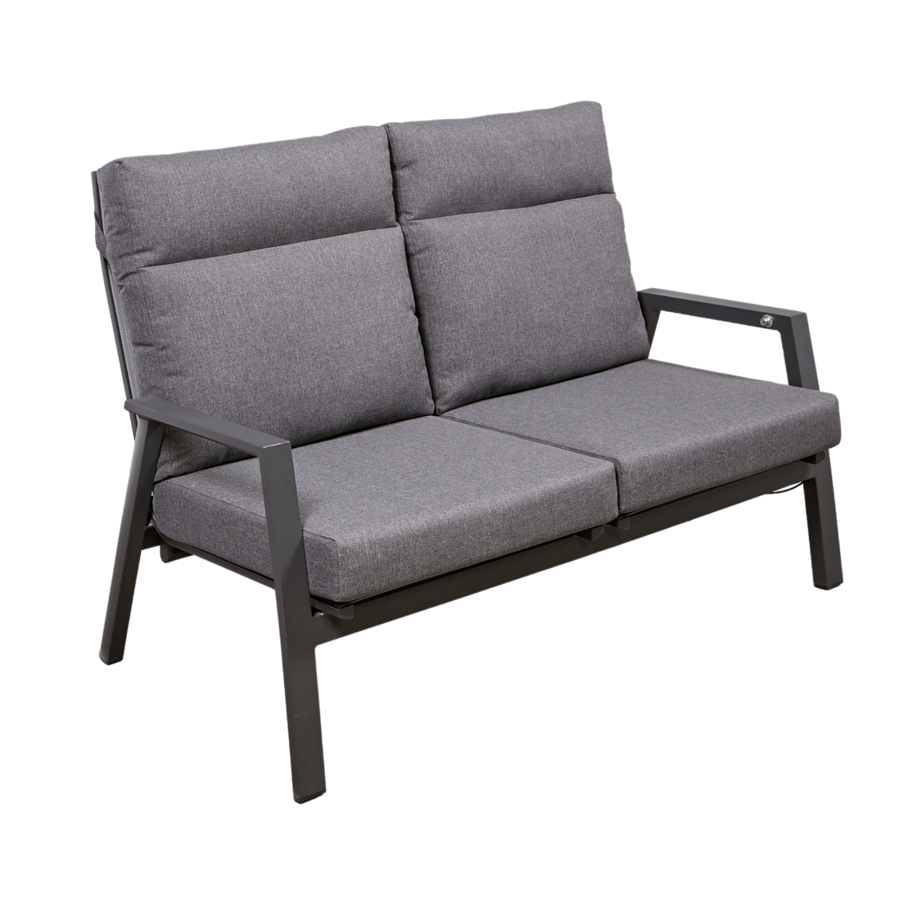 Ballina Recliner Chair Setting 2+1+1 - 4 piece charcoal outdoor lounge setting - Lume Outdoor Living