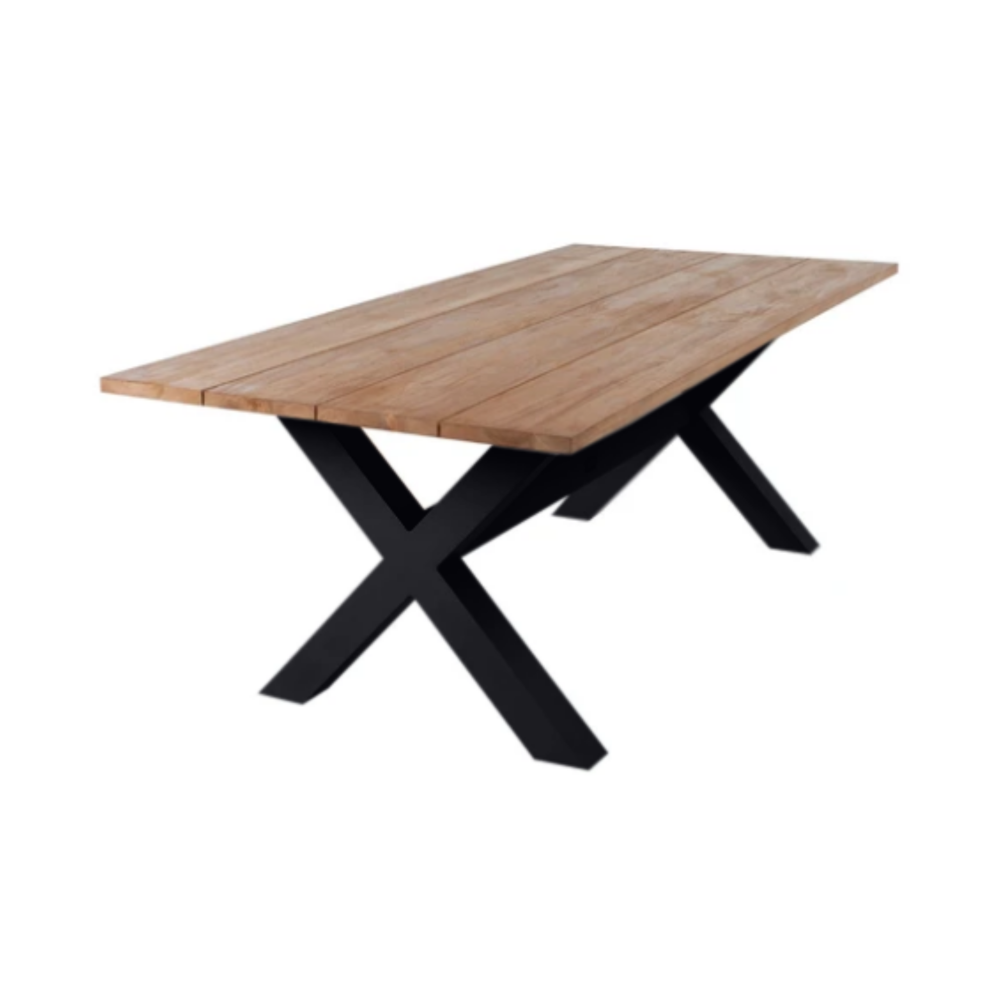 Bellona Teak & Aluminium Outdoor Dining Table - White