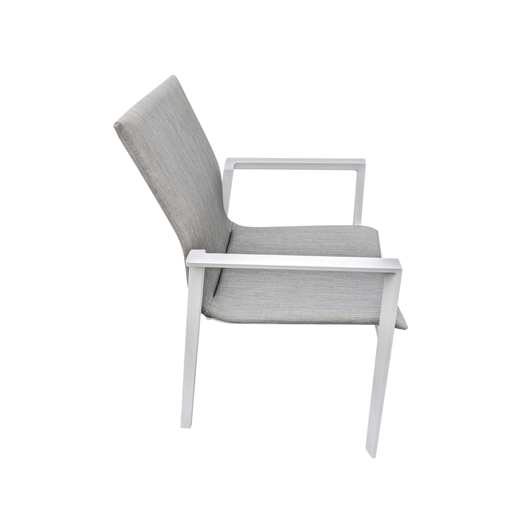 Bronte outdoor dining chair - white - Lume Outdoor Living