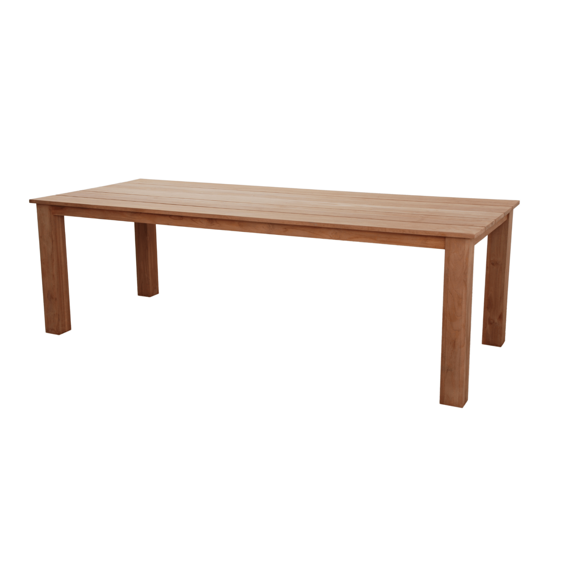 Brooklyn Teak Outdoor Dining Table - 180cm to seat 6 - Lume Outdoor Living