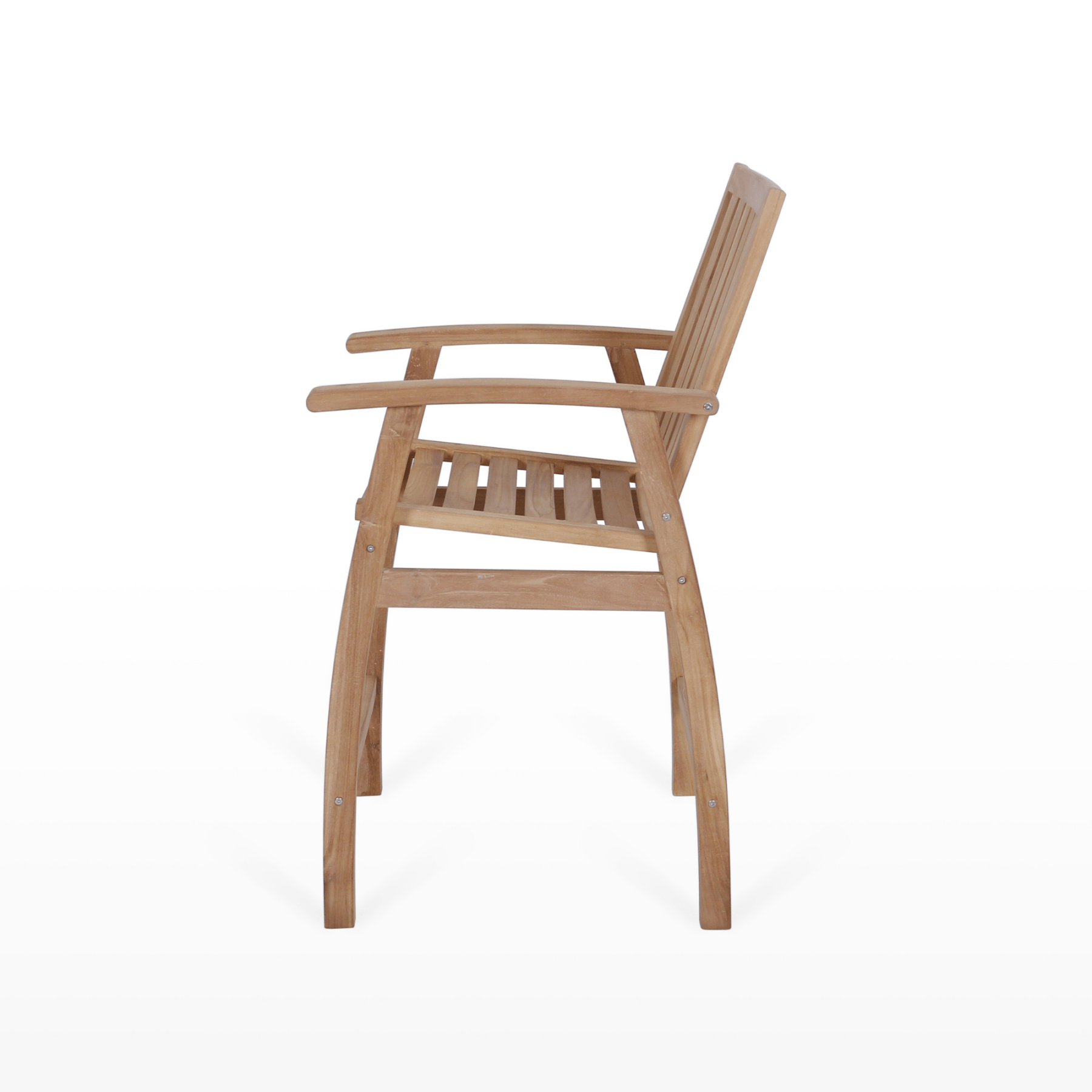 Flinders Teak Outdoor Bar Chair - Lume Outdoor Living