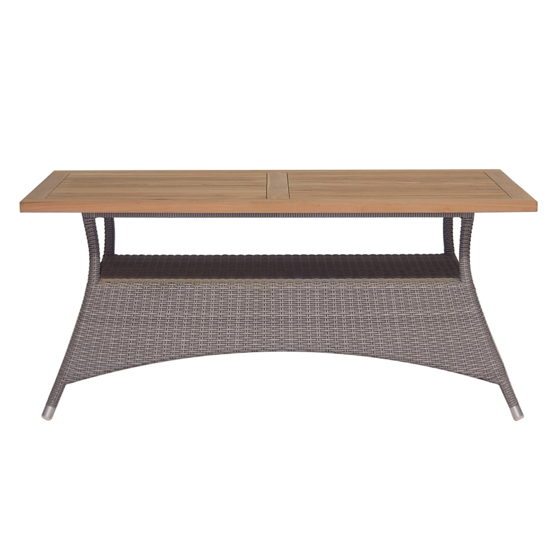 Florence Wicker Low Casual Dining Table - Lume Outdoor Living