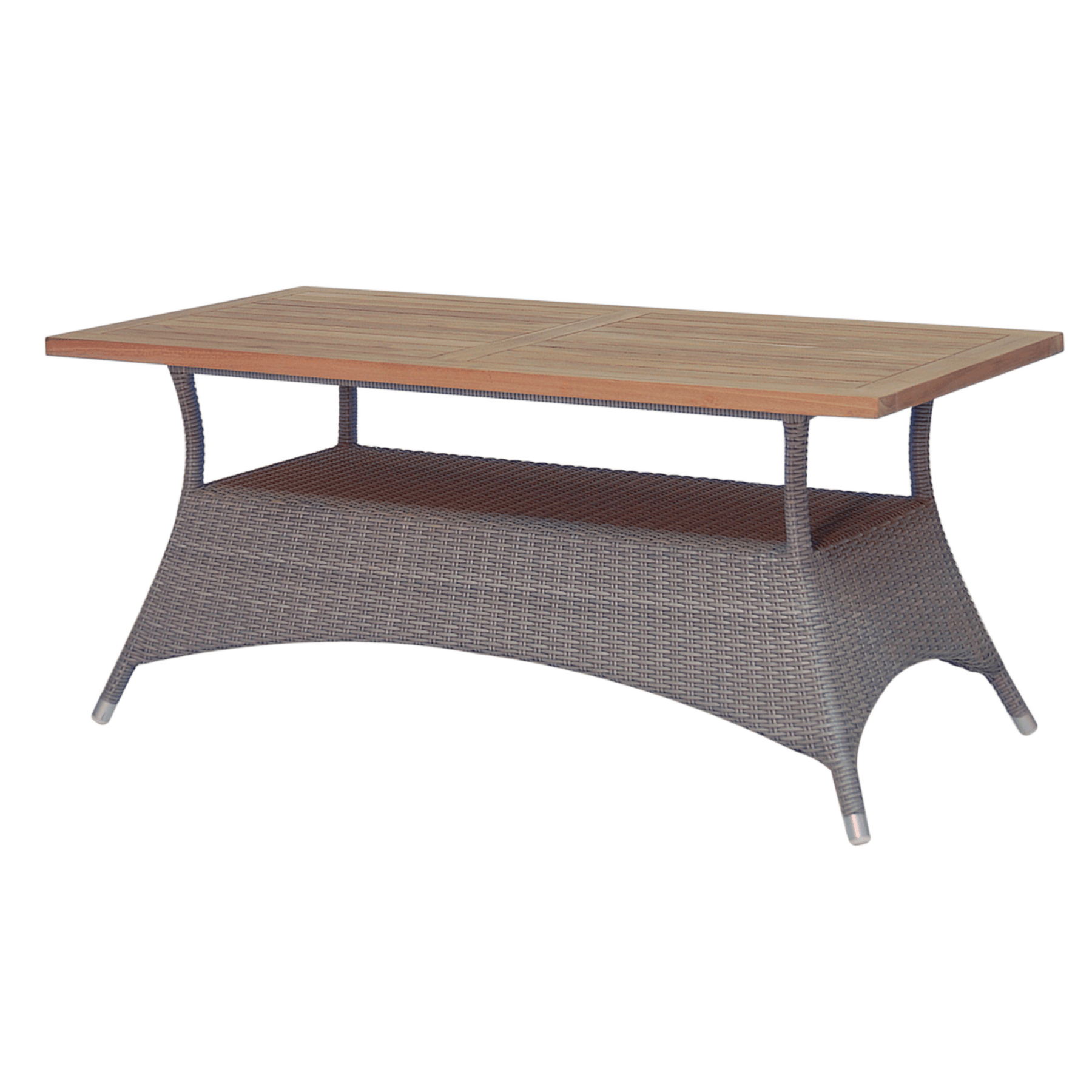 Florence Wicker Low Casual Dining Table - Lume Outdoor Living