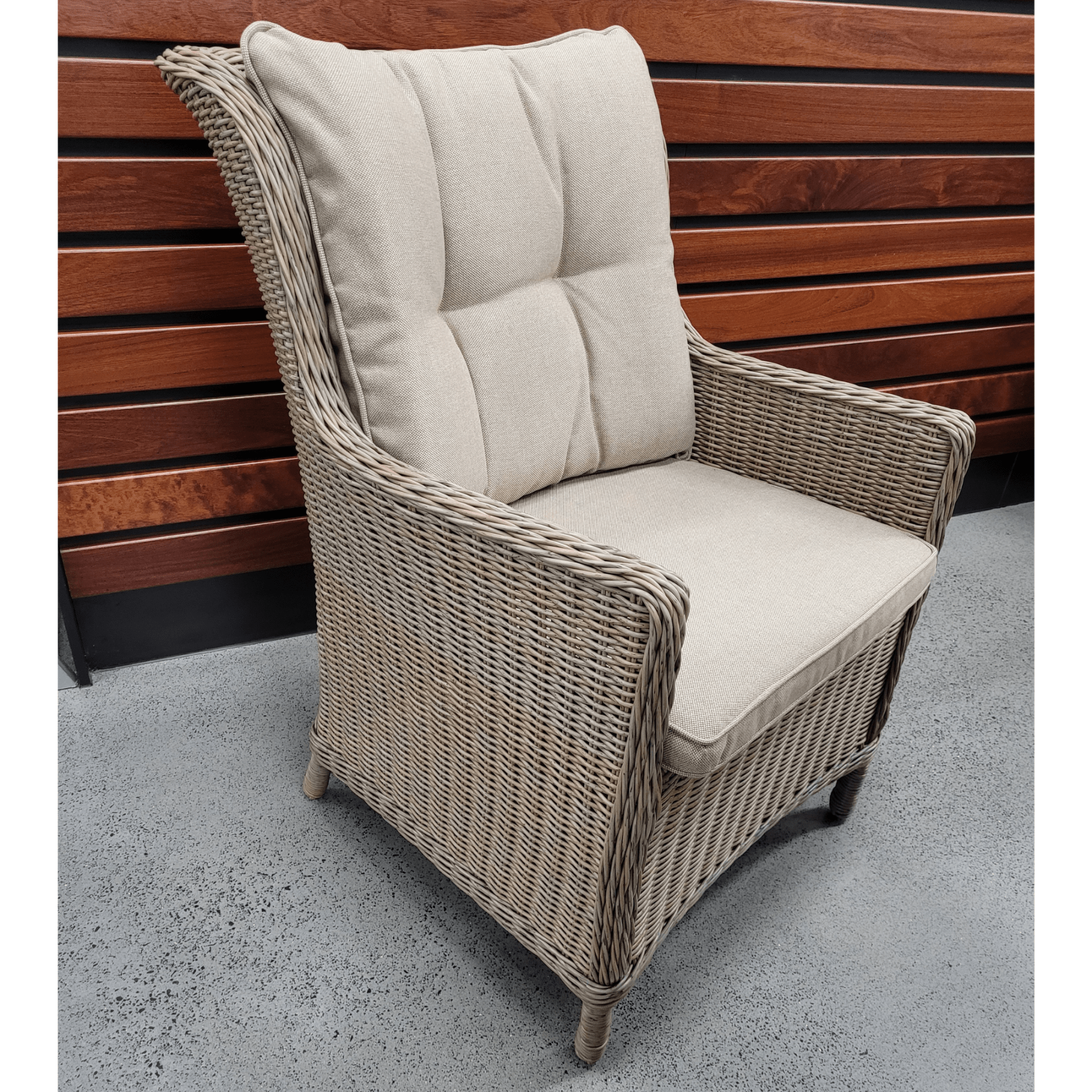 Foundation wicker outdoor dining chair - Lume Outdoor Living