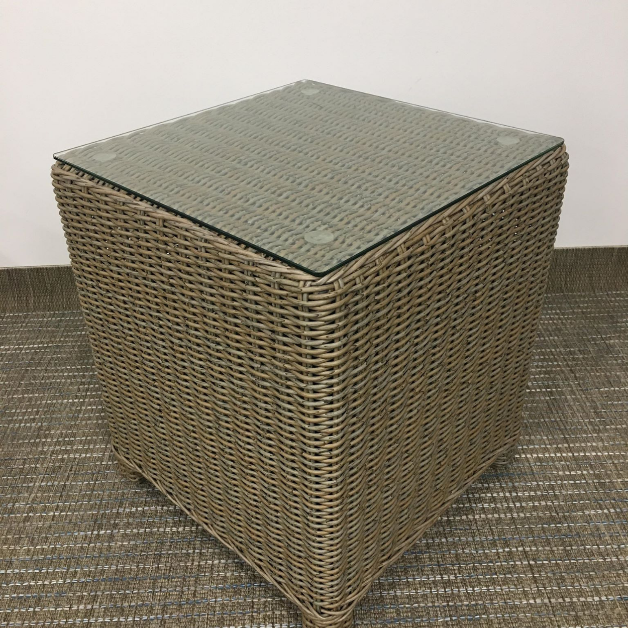 Foundation Wicker Side Table