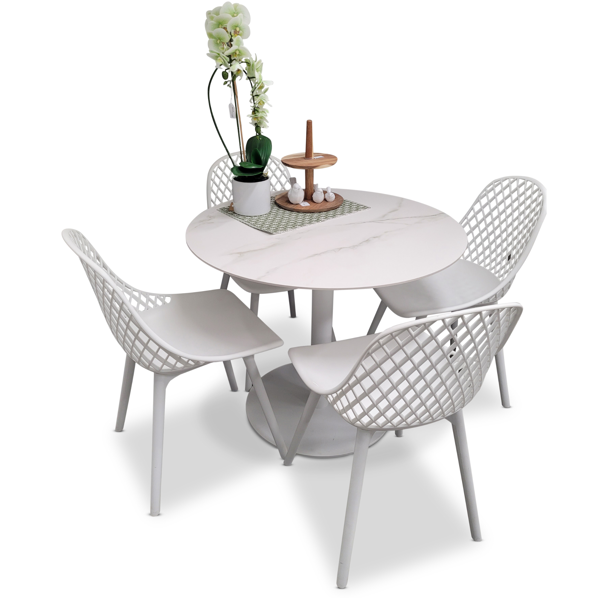 Freedom Table, Cosmos Chair, 5piece Outdoor Dining Setting