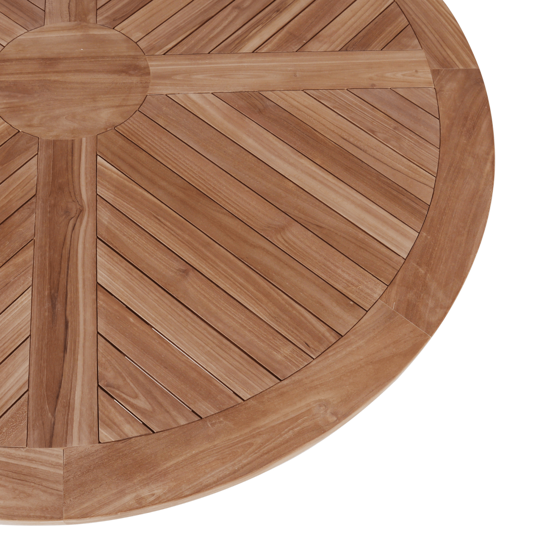 Hawaii 150cm Round Outdoor Teak Dining Table - Lume Outdoor Living