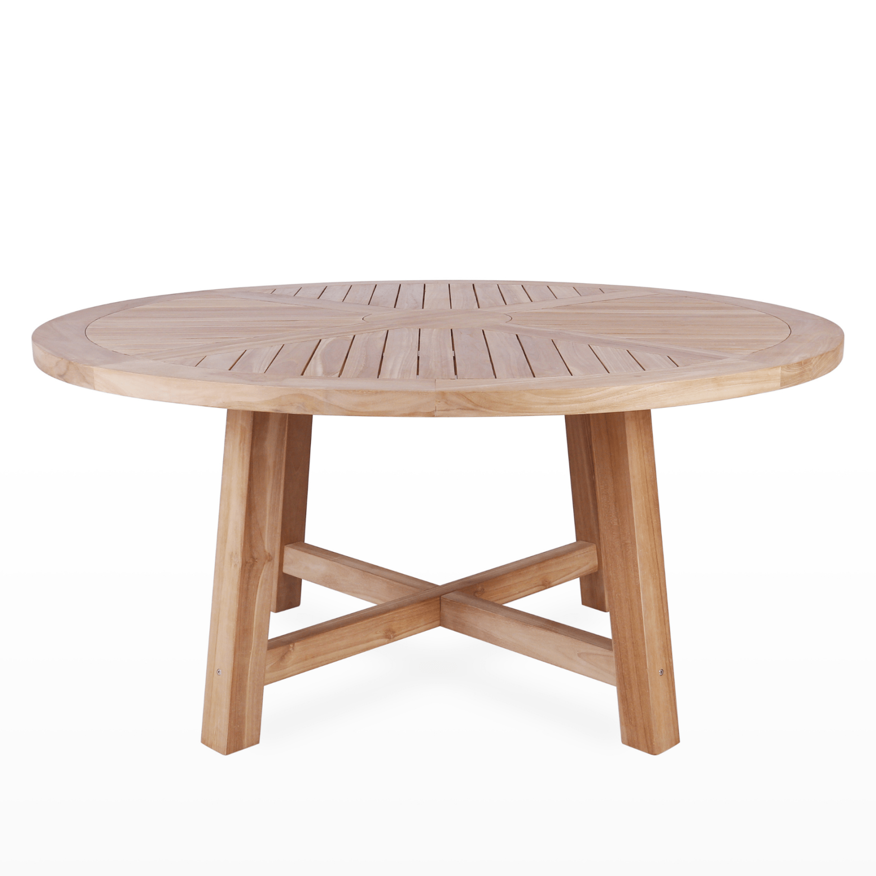 Hawaii 150cm Round Outdoor Teak Dining Table - Lume Outdoor Living