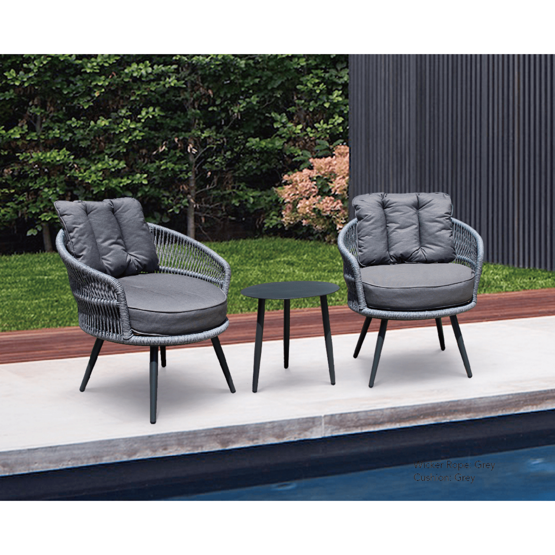 Hervey Bay 3 piece Lounge - Lume Outdoor Living