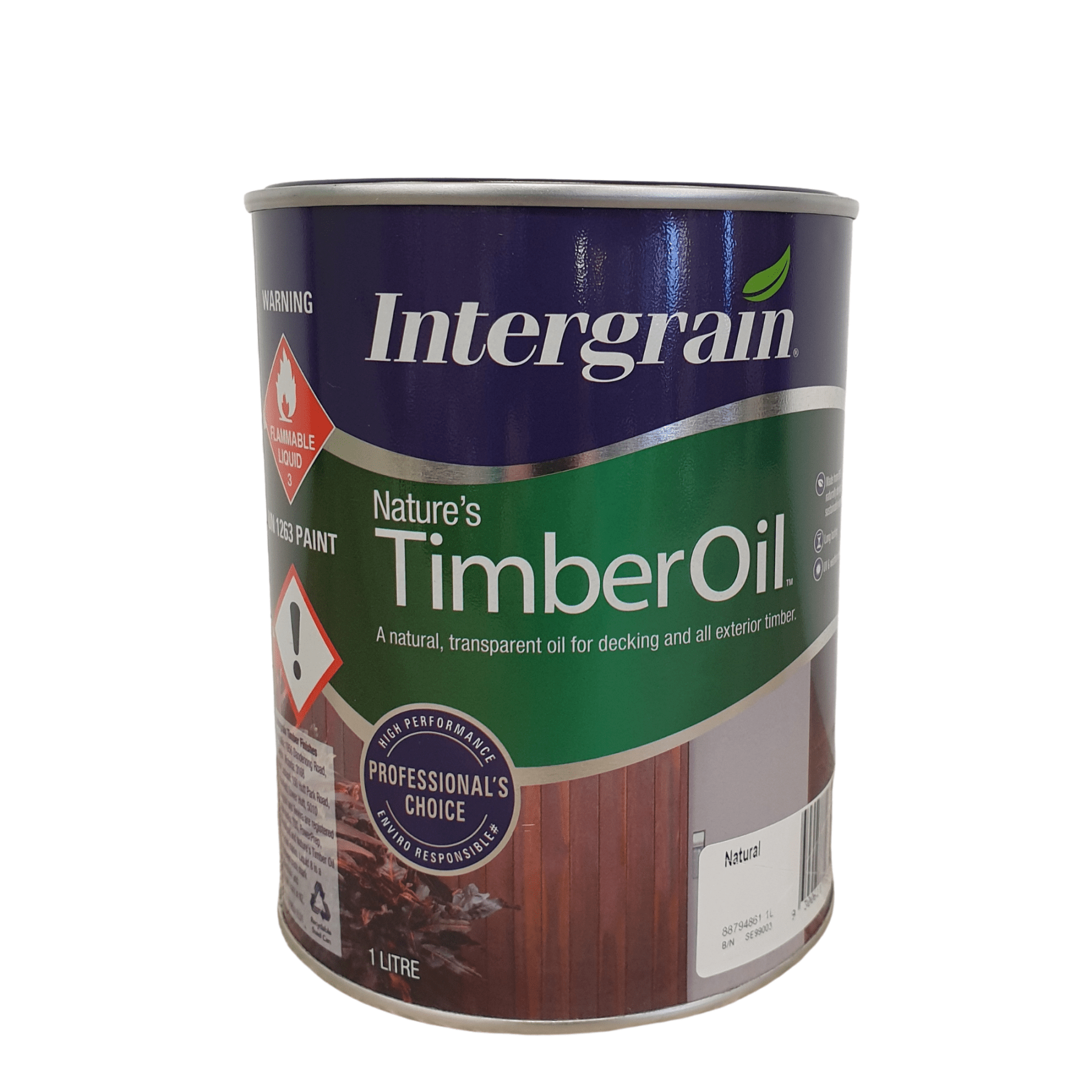 Intergrain Timber Oil Natural 1L - Lume Outdoor Living