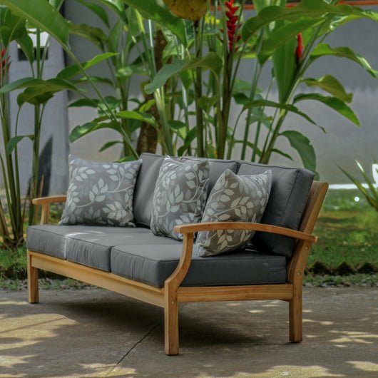 Lombok Teak 3 Seater Outdoor Lounge - Lume Outdoor Living