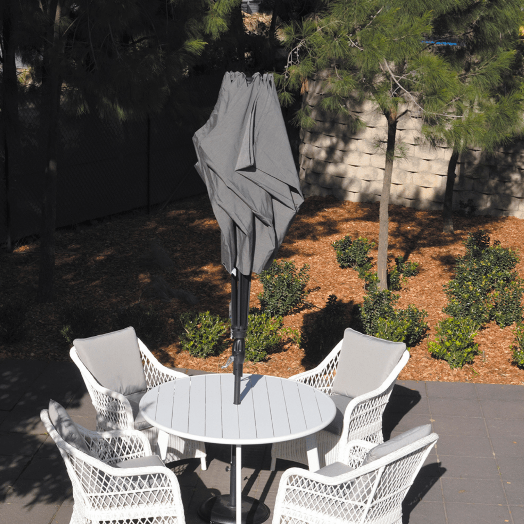 Lotus 300cm Umbrella by Shelta - Lume Outdoor Living