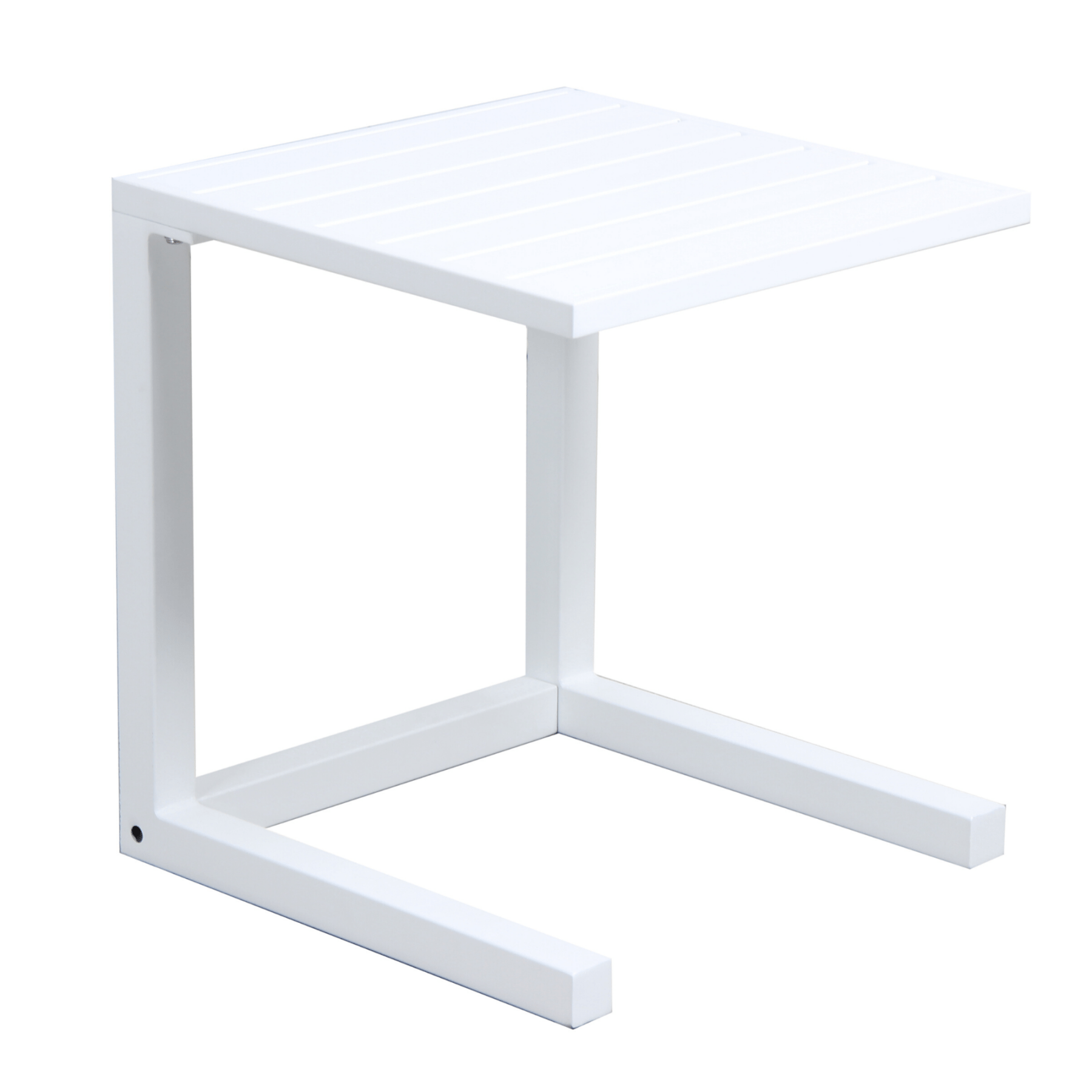 Matzo C Side Table - white - Lume Outdoor Living