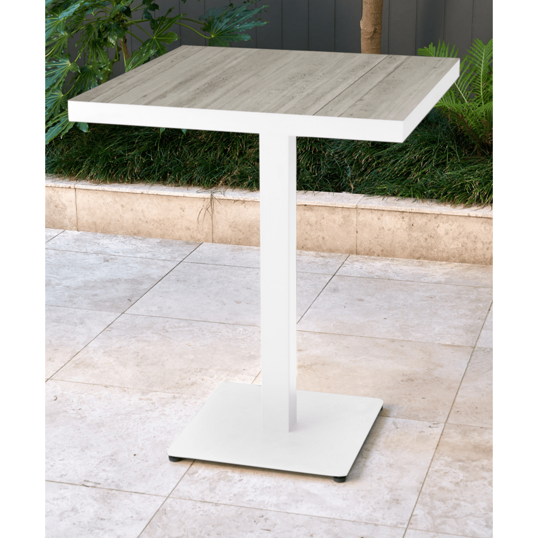 Memphis Square Outdoor Bar Table - Lume Outdoor Living