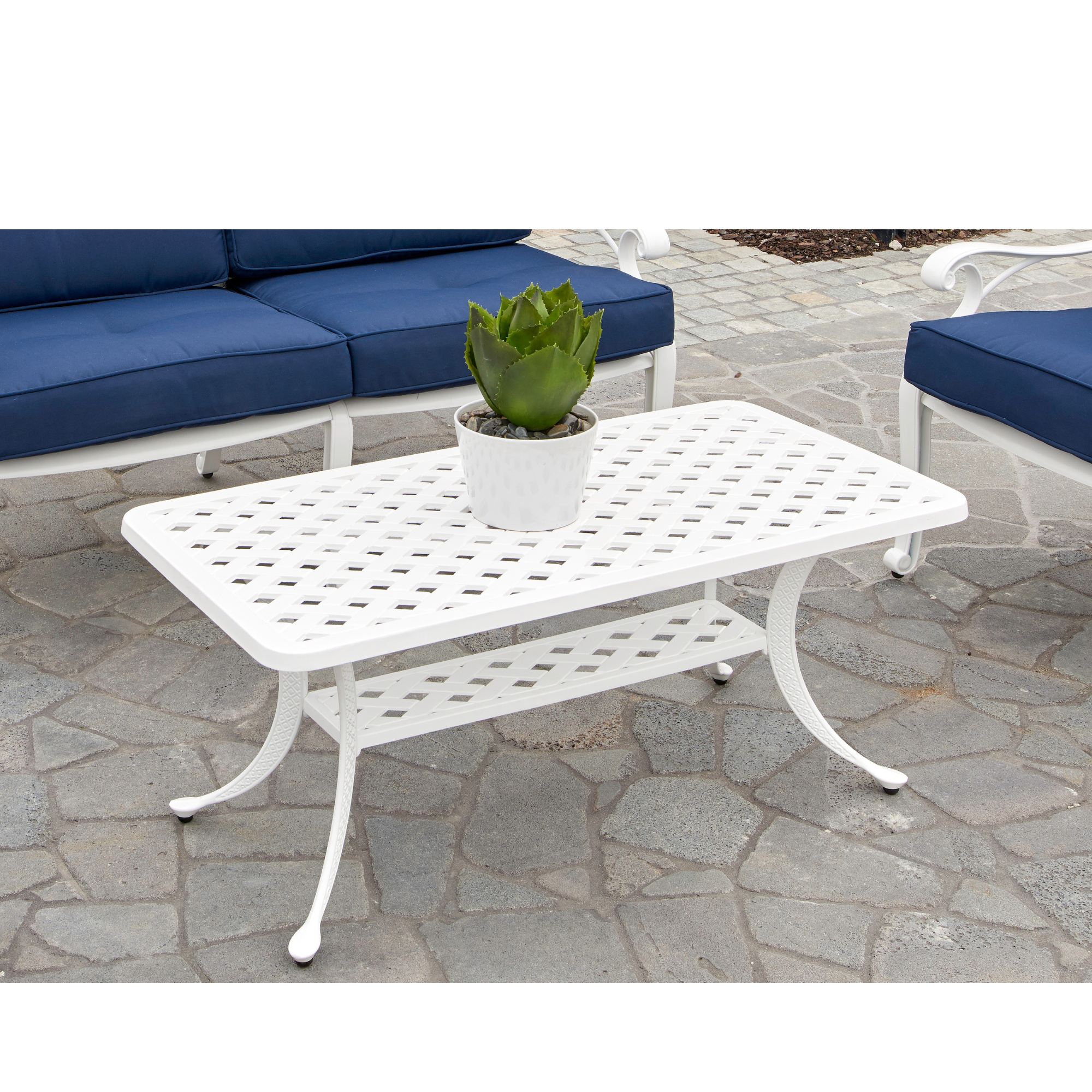 Nassau 4 piece lounge - white