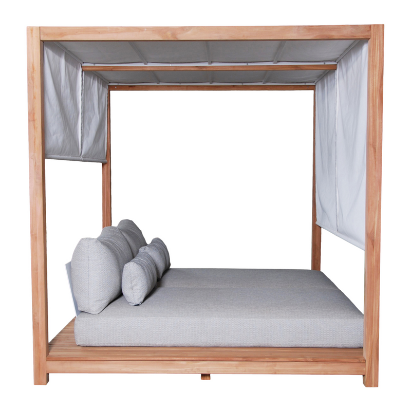 Pierre Daybed with 4-poster frame and canopy