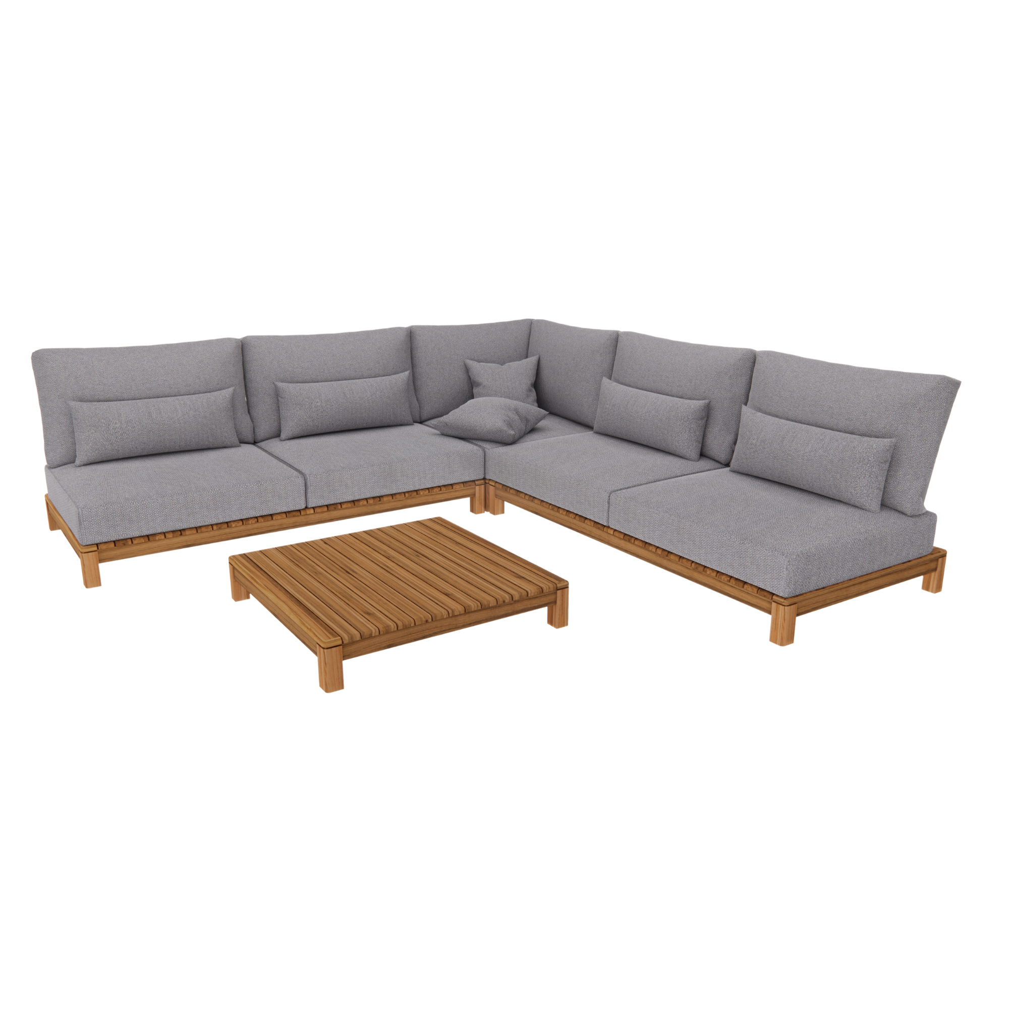 Pierre 4-piece Corner Outdoor Lounge Setting