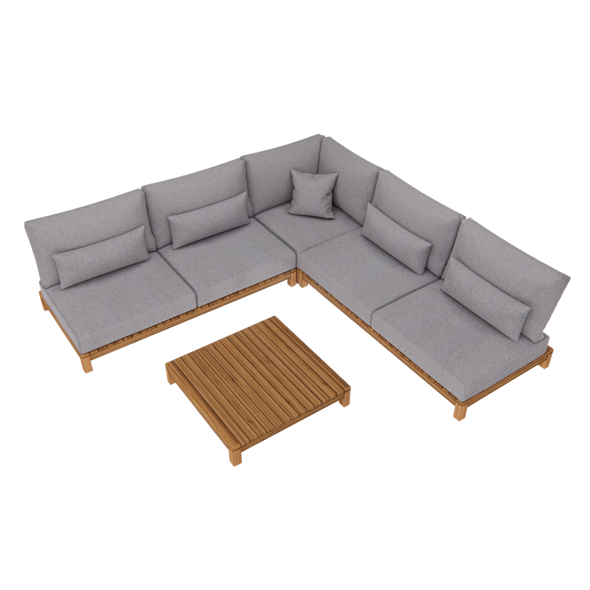 Pierre 4-piece Corner Outdoor Lounge Setting