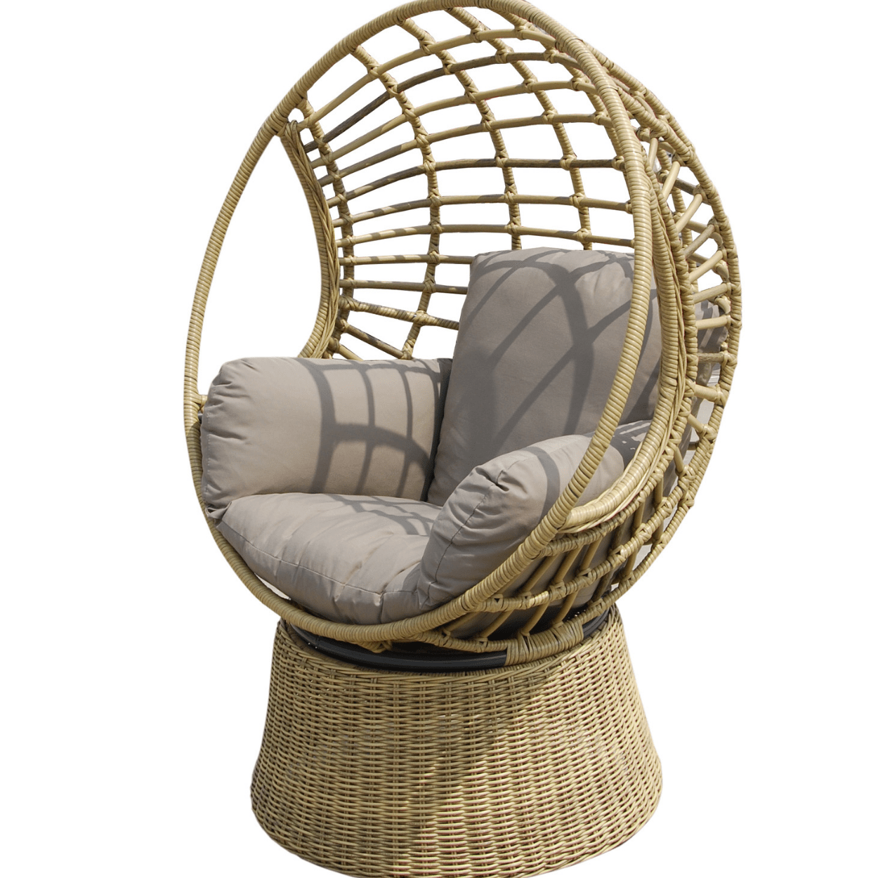 Robin Swivel Egg Chair - Marina - Lume Outdoor Living