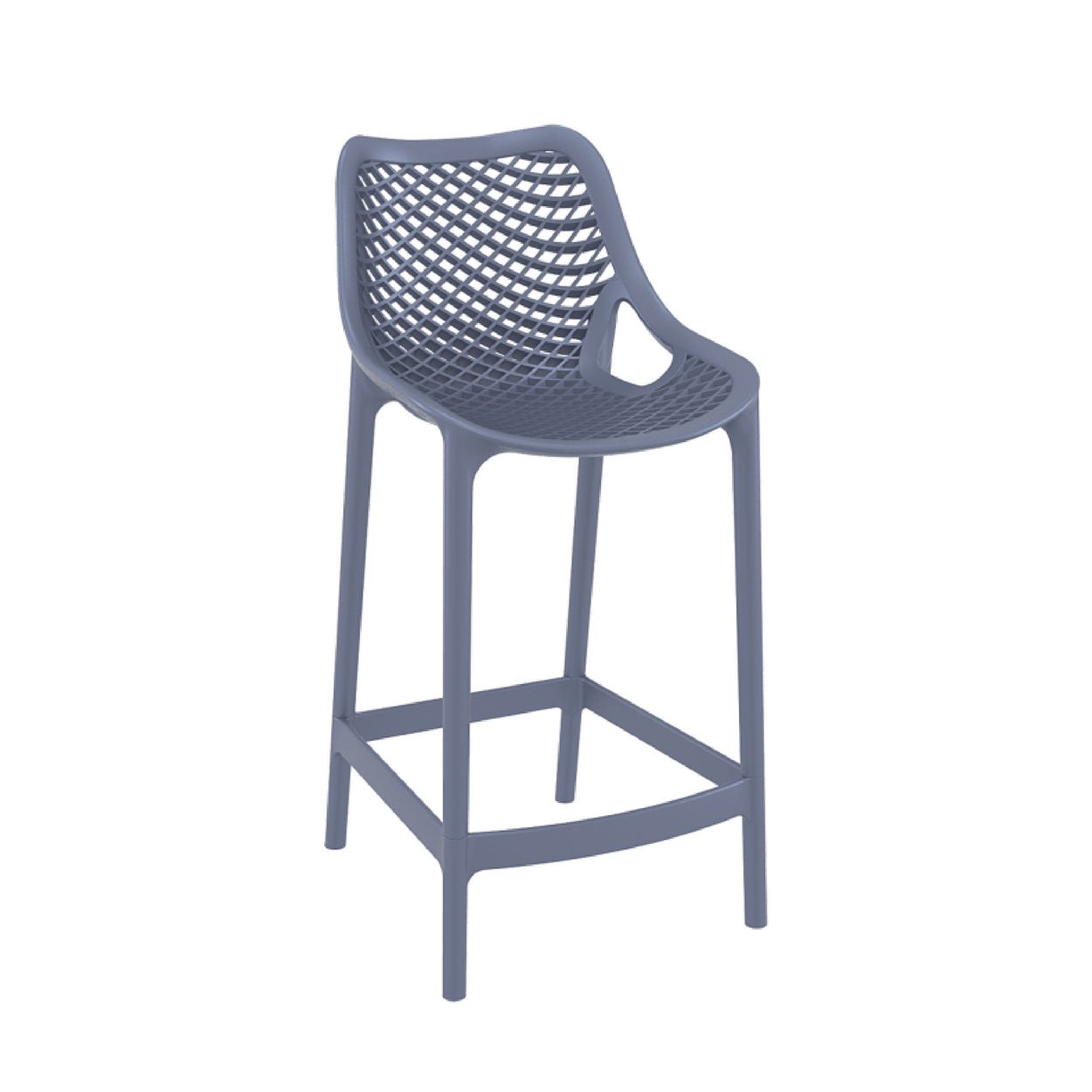 Siesta Air Bar Stool - Commercial Indoor Outdoor Bar Chair - Multiple colour options - Lume Outdoor Living