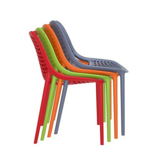 Siesta air Chair - Commercial Outdoor Dining Chair - Multiple Colour Options - Lume Outdoor Living