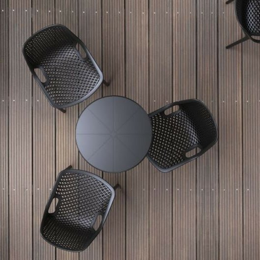 Siesta air Chair - Commercial Outdoor Dining Chair - Multiple Colour Options - Lume Outdoor Living