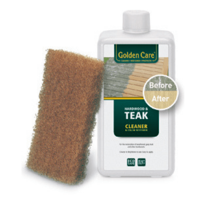 STEP 1. Golden Care Teak & Hardwood Cleaner - Lume Outdoor Living