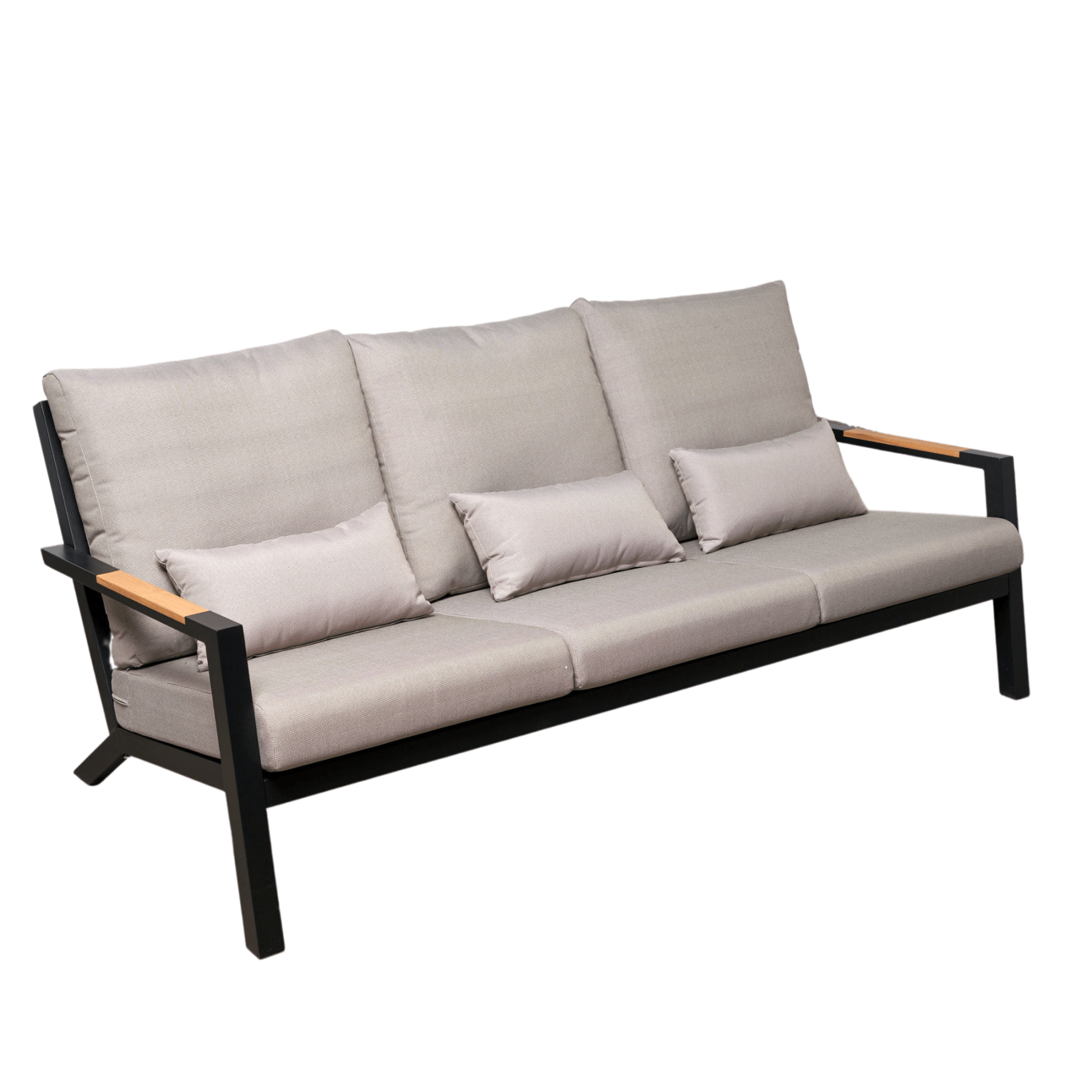 Venus 4 Piece Outdoor Lounge Set - black - Lume Outdoor Living